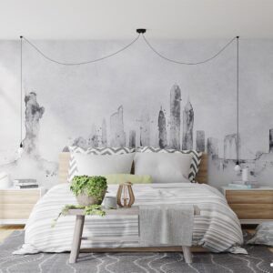 پوستر دیواری آبرنگی ساختمان 10162600