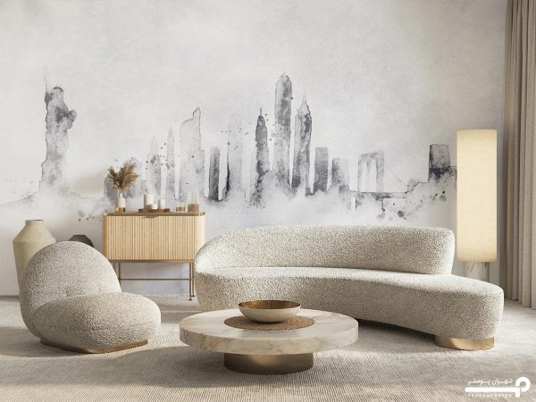 پوستر دیواری آبرنگی ساختمان 10162600 - Image 3