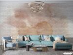 پوستر دیواری آجر قهوه ای 10274900