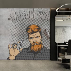 پوستر دیواری آرایشگاه مردانه 10048000