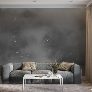 پوستر دیواری ابر و باد پرنده 10134900