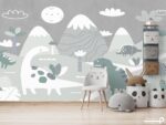 پوستر دیواری اتاق کودک دایناسور 10151200