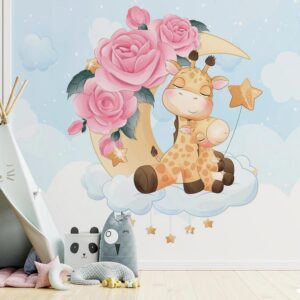 پوستر دیواری اتاق کودک زرافه 13391400