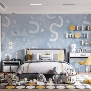 پوستر دیواری اتاق کودک هندسی 10152500