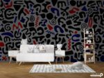 پوستر دیواری اتاق کودک هندسی 12110210