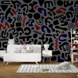 پوستر دیواری اتاق کودک هندسی 12110210
