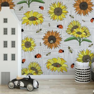 پوستر دیواری اتاق کودک گل 10272200