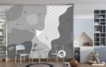 پوستر دیواری اشکال هندسی و هنری 10013800
