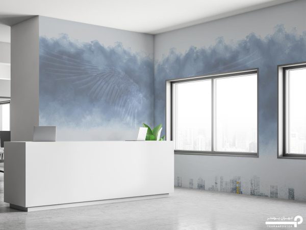 پوستر دیواری بال فرشته و ساختمان 12019400 - Image 5