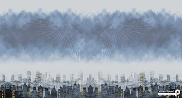 پوستر دیواری بال فرشته و ساختمان 12019400 - Image 7