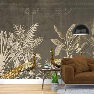 پوستر دیواری برگ و طاووس 10039500