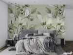 پوستر دیواری برگ و گل سبز 10285300