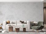 پوستر دیواری تک گل داماس 10072540