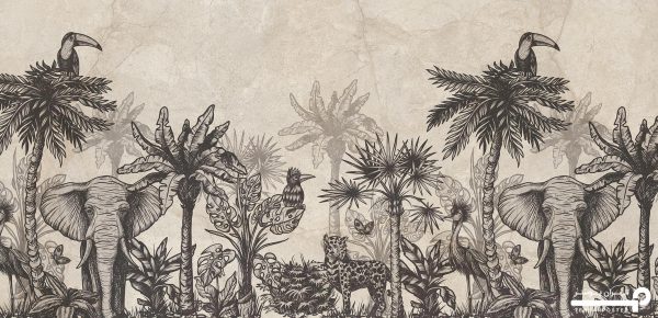 پوستر دیواری جنگل و حیوانات 10014200 - Image 4