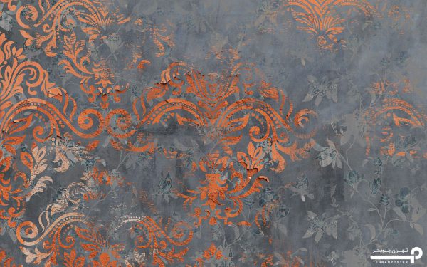 پوستر دیواری داماسک لاکچری 12212700 - Image 7