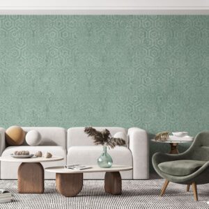 پوستر دیواری داماسک هندسی 12211600
