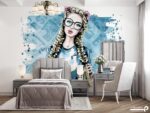 پوستر دیواری دخترانه فشن 13424900