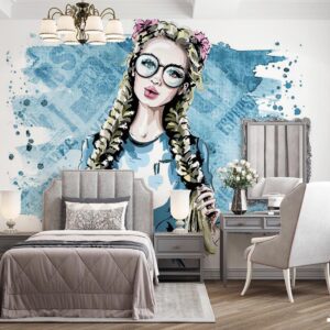 پوستر دیواری دخترانه فشن 13424900
