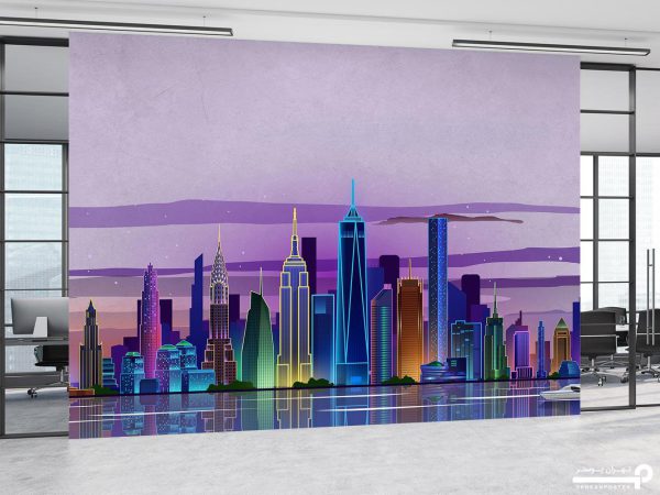 پوستر دیواری ساختمان شهر 10243300