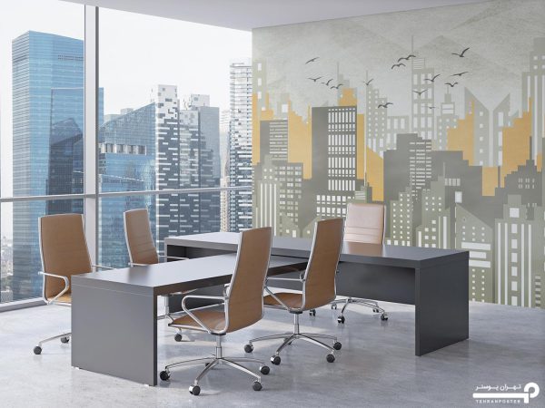 پوستر دیواری ساختمان مدرن 10175000