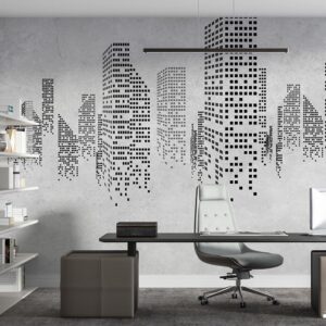 پوستر دیواری ساختمان مدرن 13400200