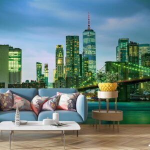 پوستر دیواری ساختمان و پل مدرن 10296200