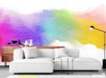 پوستر دیواری ساده رنگی رنگی 10012800