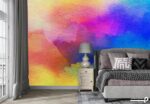 پوستر دیواری ساده رنگی رنگی 10035400