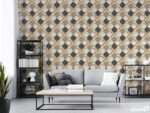 پوستر دیواری سنتی طرح هندسی 12112000