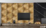 پوستر دیواری سه بعدی اشکال هندسی 10016200