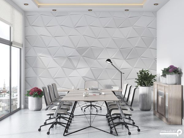 پوستر دیواری سه بعدی اشکال هندسی 10063800