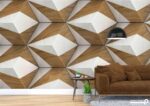 پوستر دیواری سه بعدی مدرن هندسی 10037400