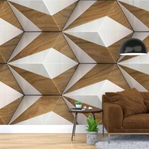 پوستر دیواری سه بعدی مدرن هندسی 10037400