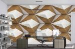 پوستر دیواری سه بعدی مدرن هندسی 10037400