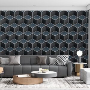 پوستر دیواری سه بعدی هندسی مکعبی 11015000