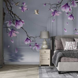 پوستر دیواری سه بعدی گل 13510200