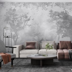 پوستر دیواری سیاه سفید درخت 10159200