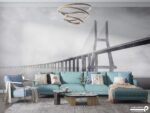 پوستر دیواری سیاه سفید پل 10276400