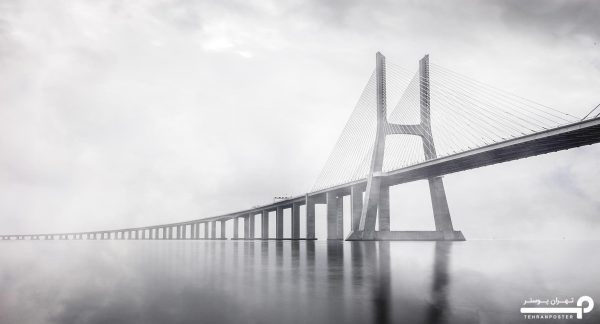 پوستر دیواری سیاه سفید پل 10276400 - Image 7