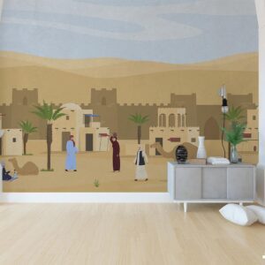 پوستر دیواری شهر روستا عرب 10186300