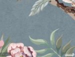 پوستر دیواری شکوفه و پرنده 10263800