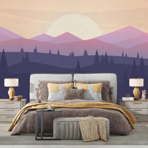 پوستر دیواری طبیعت منظره کوهستان 10022300
