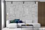 پوستر دیواری طرح بتن اشکال هندسی 10017600