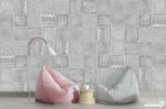 پوستر دیواری طرح بتن اشکال هندسی 10017600