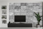 پوستر دیواری طرح بتن اشکال هندسی 10017700