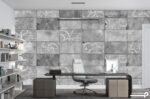 پوستر دیواری طرح بتن اشکال هندسی 10017700