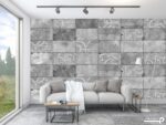 پوستر دیواری طرح بتن اشکال هندسی 10017700