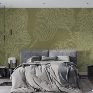 پوستر دیواری طرح برگ سبز 10260900