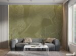 پوستر دیواری طرح برگ سبز 10260900