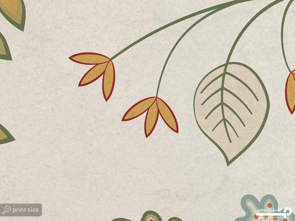 پوستر دیواری طرح برگ و جغد 10249800 - Image 5